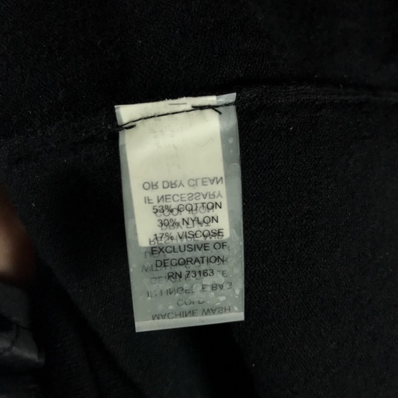 Cable & Gauge Womens Petite S Black Shirt Top - Picture 7 of 8